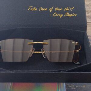 Icon Rimless Drill Mount 24kt Gold